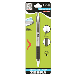 BOLIGRAFO ZEBRA M-301 (PUNTO FINO, 0.7 MM, PIEZA)