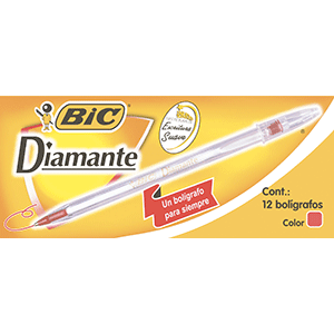 BOLIGRAFO BIC DIAMANTE (ROJO, CAJA 12 PIEZAS) BOLIGRAFO BIC DIAMANTE (ROJO, CAJA 12 PIEZAS)
