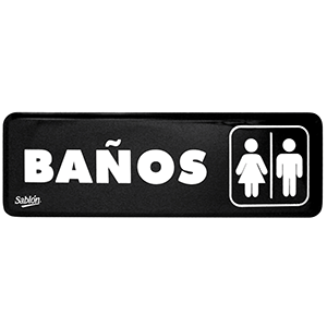 LETRERO BA OS 26X9 CM