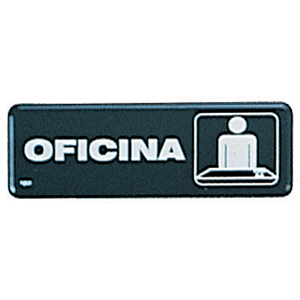 LETRERO OFICINA 26X9 CM LETRERO OFICINA 26X9 CM