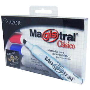 MARCADOR PARA PIZARRA MAGISTRAL SURTIDOS 4U MARCADOR PARA PIZARRA MAGISTRAL SURTIDOS 4U