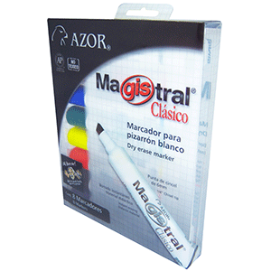 MARCADOR MAGISTRAL 8 COLORES (CAJA CON 8 UNIDADES)