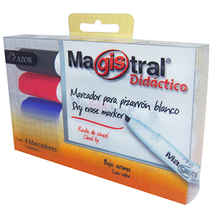 MARCADOR PARA PIZARRA MAGISTRAL DIDACTICO  4U MARCADOR PARA PIZARRA MAGISTRAL DIDACTICO  4U