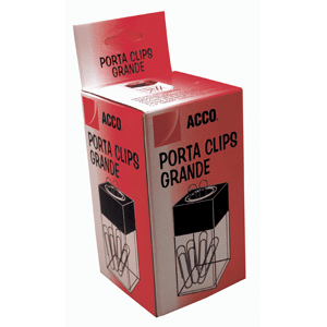 PORTACLIPS (ACCO MAGNETICO GRANDE PIEZA C/HUMO)