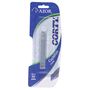 NAVAJAS P/CUTTER CHICO PAQ/10 NAVAJAS P/CUTTER CHICO PAQ/10