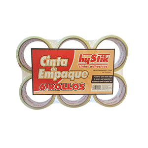 CINTA EMPAQUE 48x45 TRANSP P/6