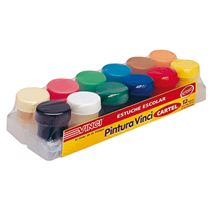 PINTURA ESCOLAR /12 COLORES PINTURA ESCOLAR /12 COLORES