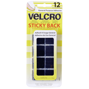VELCRO ADHESIVO EN CUADROS (22 MM, COLOR NEGRO) VELCRO ADHESIVO EN CUADROS (22 MM, COLOR NEGRO)