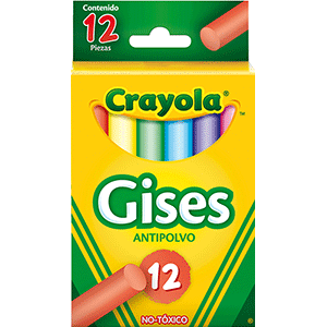 YESOS CRAYOLA COLORES 12U