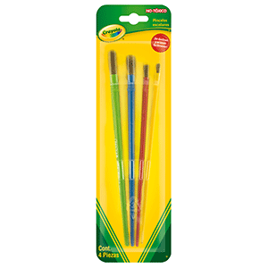 PINCELES CRAYOLA MANGO DE PLASTICO