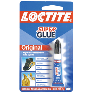 Pegamento Loctite Super Glue-3 original tubo de 3 gramos