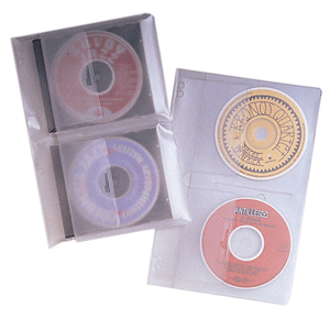 PORTA CD PARA CARPETA FELLOWES (10 HOJAS)