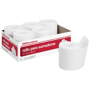 ROLLO PARA CALCULADORA  57X60 C/6 OD