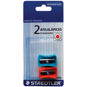 SACAPUNTAS STAEDTLER DE PLASTICO 2U