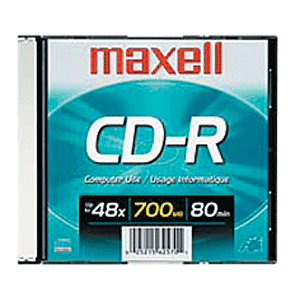 CD-R SLIM MAXELL 80 MIN
