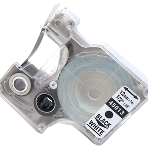 ETIQUETAS DYMO D1 NEGRO SOBRE BLANCO 12MM