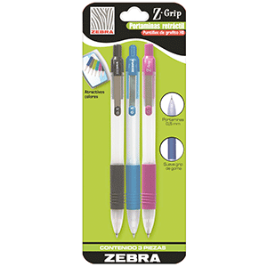 Zebra Z-Grip - Penna a sfera liscia 1,0 mm inchiostro nero 2 di ogni fusto Zebra Z-Grip - Penna a sfera liscia 1,0 mm inchiostro nero 2 di ogni fusto