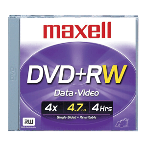 DVD+R RW MAXELL