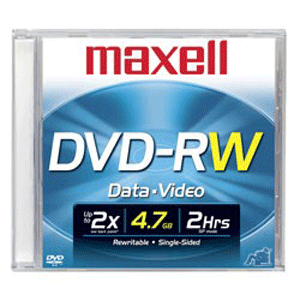 DVD MAXELL 4.7 GB DVD-RW