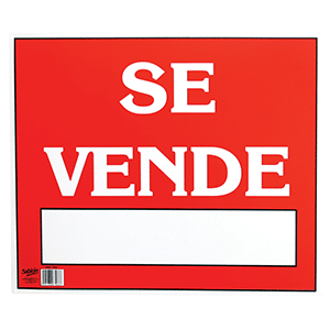 ROTULO SE VENDE 34x40 CMS