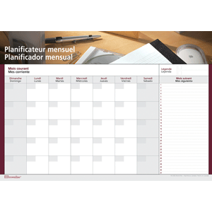 PLANEADOR MENSUAL BLUELINE (17*24 PULG. BUSINESS) PLANEADOR MENSUAL BLUELINE (17*24 PULG. BUSINESS)