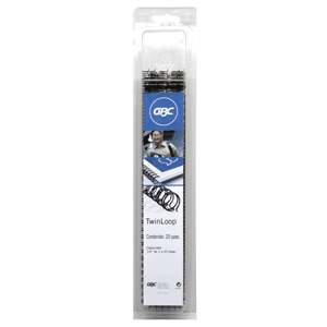 ARILLO GBC 9/16 PULGADAS (METALICO,NEGRO, 20 PZAS) ARILLO GBC 9/16 PULGADAS (METALICO,NEGRO, 20 PZAS)