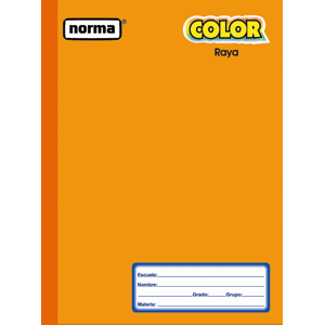 CUADERNO COSIDO RAYA NORMA (GRANDE, NORMA COLOR,