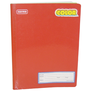 CUADERNO COSIDO NORMA (GRANDE, COLOR, CUADRICULA)