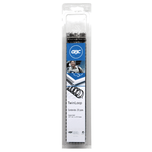 ARILLO GBC 7/16 PULGADAS (METALICO DOBLE, NEGRO) ARILLO GBC 7/16 PULGADAS (METALICO DOBLE, NEGRO)