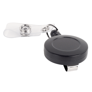 ACCESORIO PARA GAFETE (BROCHE RETRACTIL, NEGRO)
