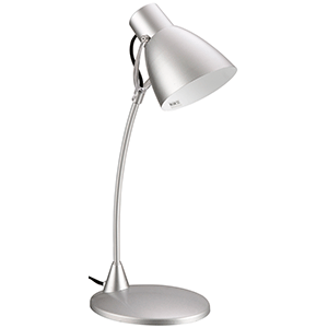 LAMPARA DE MESA G-FORCE (PLATEADA, 40WATTS)