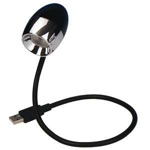 LAMPARA G-FORCE (NEGRA, USB, LED, 5WATTS)
