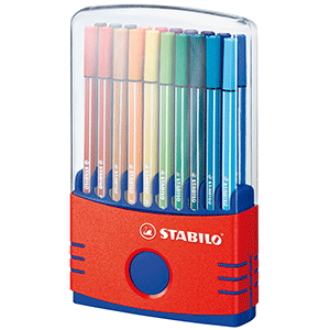 PLUMONES PEN 68 STABILO ESTUCHE 20 PIEZAS