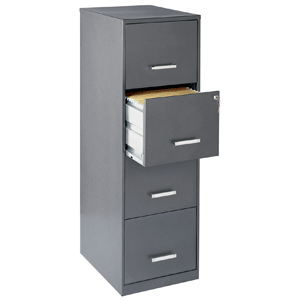 ARCHIVERO DE METAL (GRIS, 4 GAVETAS, TAMAÑO CARTA) | Office Depot Guatemala