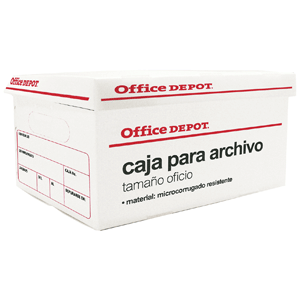 CAJA PARA ARCHIVO OFFICE DEPOT (PLASTICA, OFICIO)