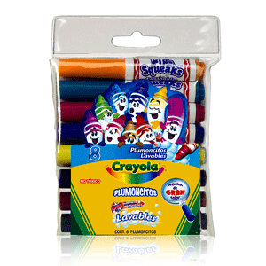 PLUMONCITOS MINI CRAYOLA B/8
