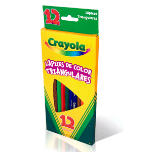 LAPIECES DE COLORES TRIANGULARES C/12