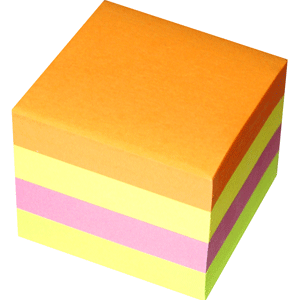 NOTA ADHESIVA OFFICE DEPOT 2X2 PULGADAS,400 PIEZAS