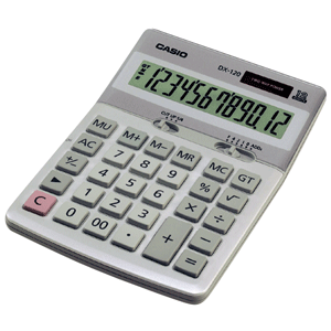 CALCULADORA CASIO DE ESCRITORIO COMPACTA MX-120S/B CALCULADORA CASIO DE ESCRITORIO COMPACTA MX-120S/B