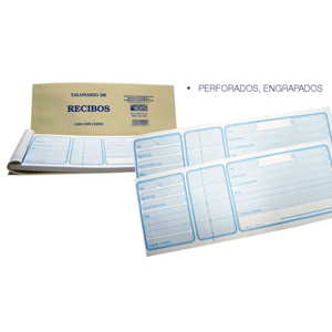 TALONARIO DE RECIBOS 100 HOJAS TALONARIO DE RECIBOS 100 HOJAS