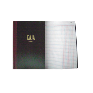 LIBRO DE CAJA (100 HOJAS, 200 FOLIOS, EMPASTADO)