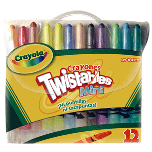 ESTUCHE DE CRAYONES CRAYOLA (MINI GIRATORIOS)