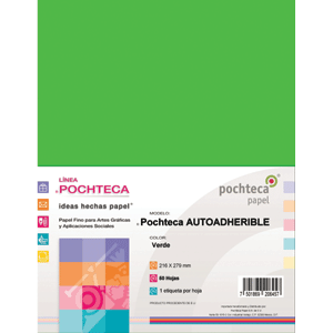 ETQ., AUTOADHERIBLE T/C VERDE