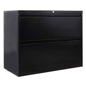 ARCHIVERO MAX MOBELT LATERAL (NEGRO, 2 GAVETAS)