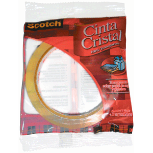 CINTA CRISTAL EN BOLSA 12MMX50MTS CINTA CRISTAL EN BOLSA 12MMX50MTS