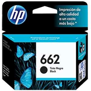 CARTUCHO DE TINTA HP 662 NEGRA ORIGINAL