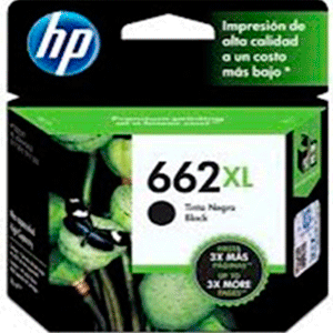 CARTUCHO DE TINTA HP 662XL NEGRA ORIGINAL 