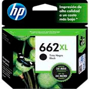 CARTUCHO DE TINTA HP 662 XL NEGRO