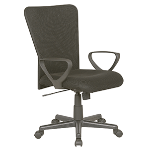 SILLA EJECUTIVA RESPALDO DE MESH NEGRO CON BRAZOS SKY CHAIRS