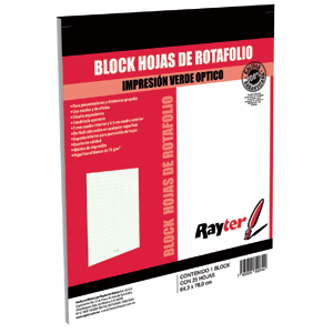 BLOCK ROTAFOLIO ECOLOGICO 64.3 X 78 CM